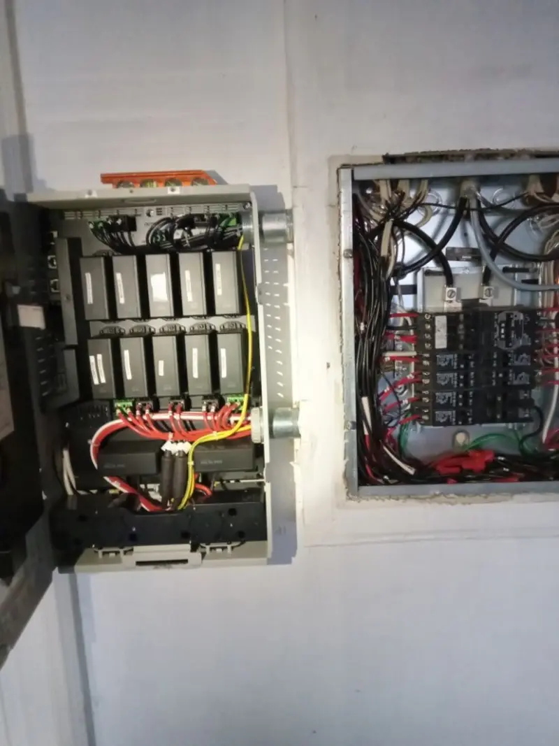 Electrical panel upgrade completed for Indoor Lighting Installation in Swanzey